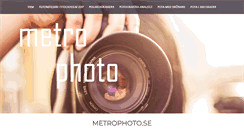 Desktop Screenshot of metrophoto.se