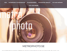 Tablet Screenshot of metrophoto.se